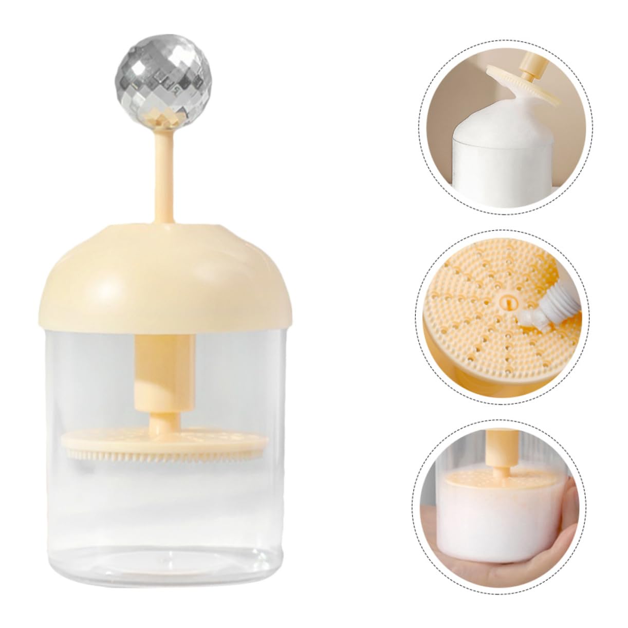 FOMIYES Facial Cleansing Foam Maker - Reusable Bubble Skin Care Device for Face Wash & Body Wash | Gentle Exfoliating & Deep Cleansing | Perfect for Daily Skincare Routine & Spa Treatments