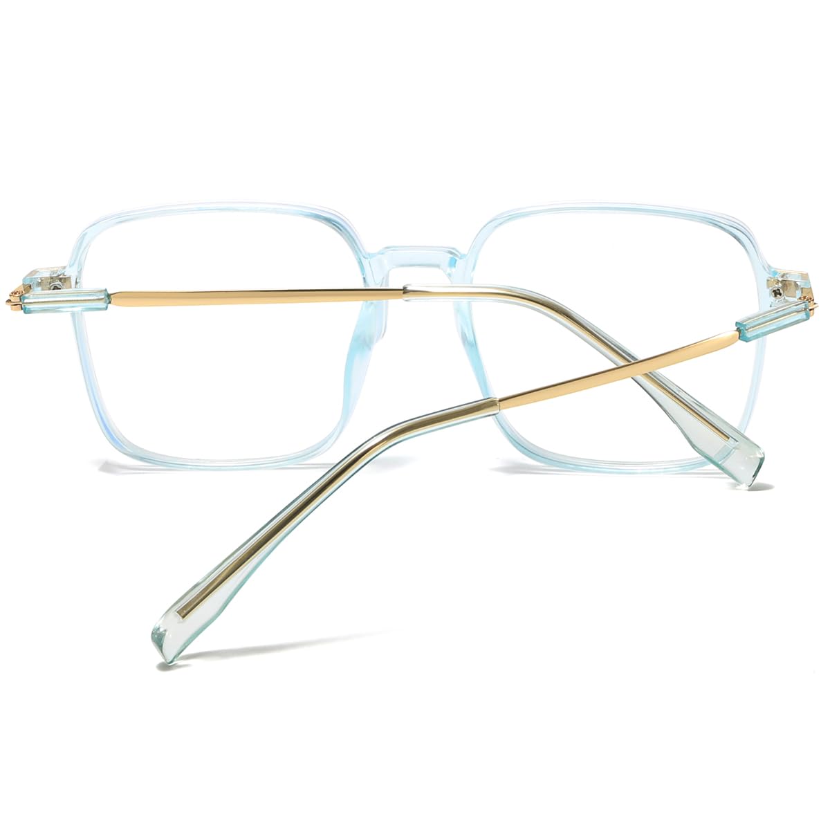 Premium Square Blue Light Blocking Glasses for Women & Men - Reduce Eye Strain from Screens - Ideal for Computer Work, Gaming & Digital Device Use