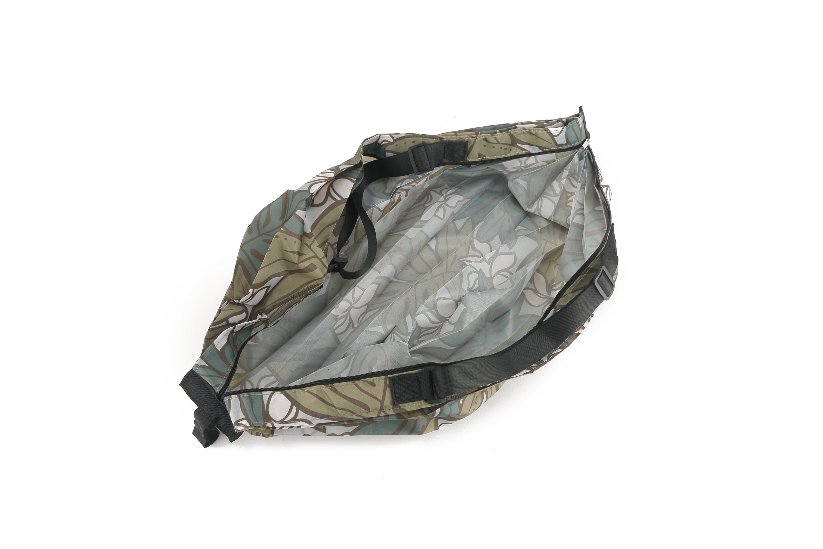 Foldable Reusable Shopping Bag - Jazmine Lauae Camo Print - Eco-Friendly Grocery Tote for Shopping, Travel & Beach - Compact & Lightweight