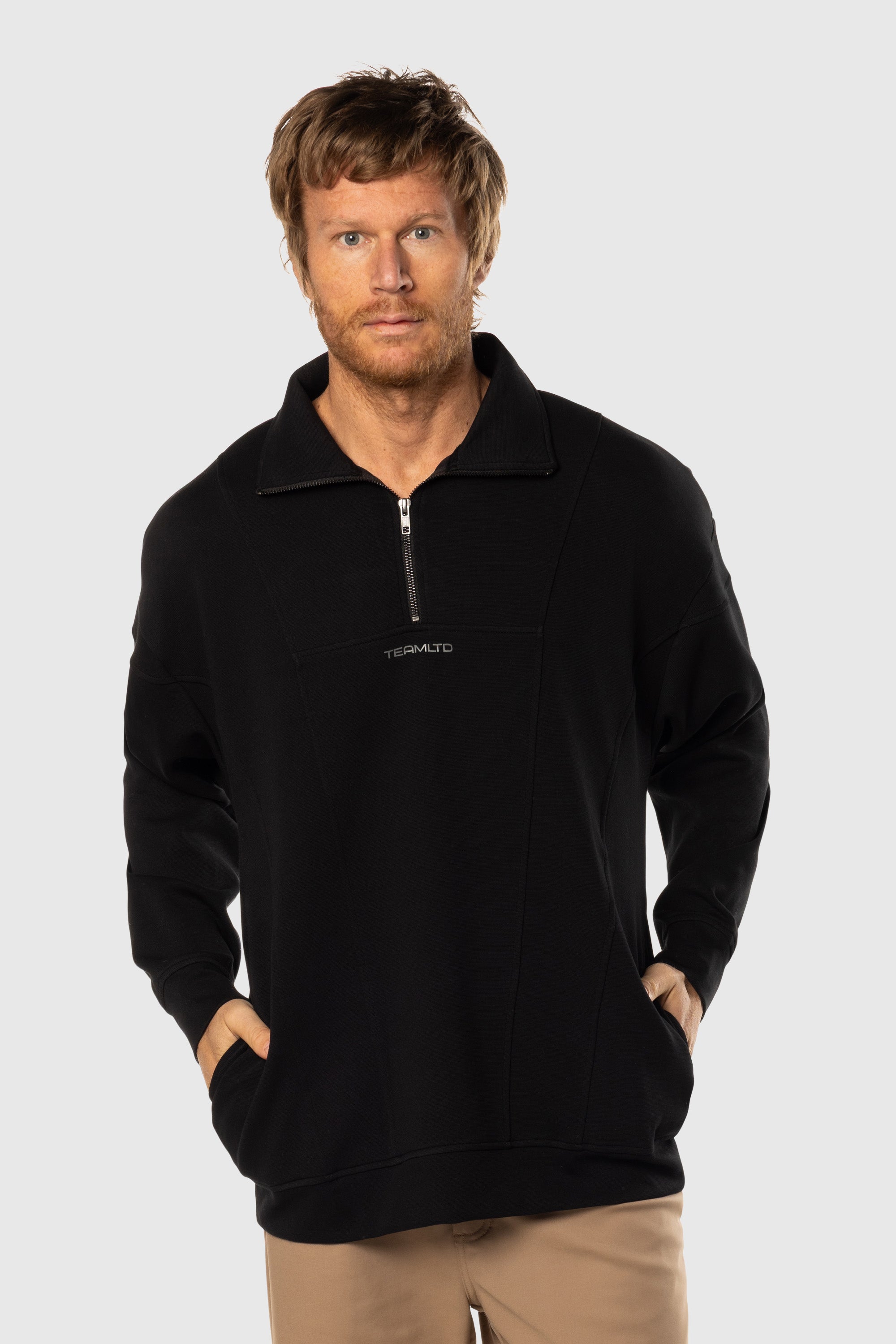 Men's Stretch Fleece 1/4 Zip Pullover - Lightweight Thermal Quarter-Zip Sweatshirt for Hiking, Running & Outdoor Activities
