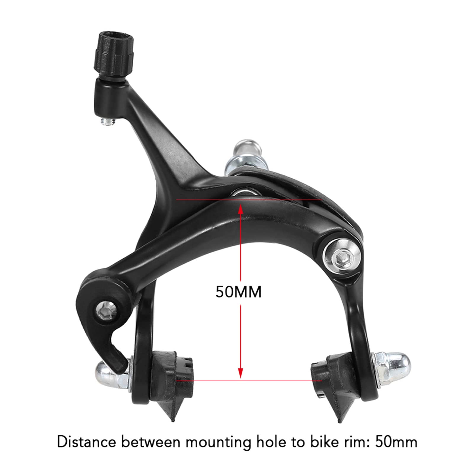 Fixie Bike Brake Kit - Front & Rear Caliper Brake Set for Road Bikes & Cruisers | Side Pull Brakes for Smooth Stopping | Perfect for Urban Commuting & Leisure Cycling