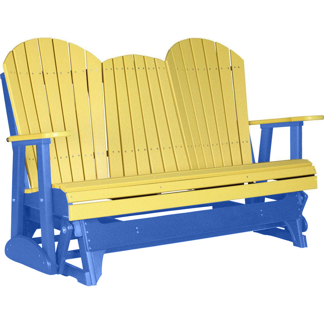 Yellow on Blue