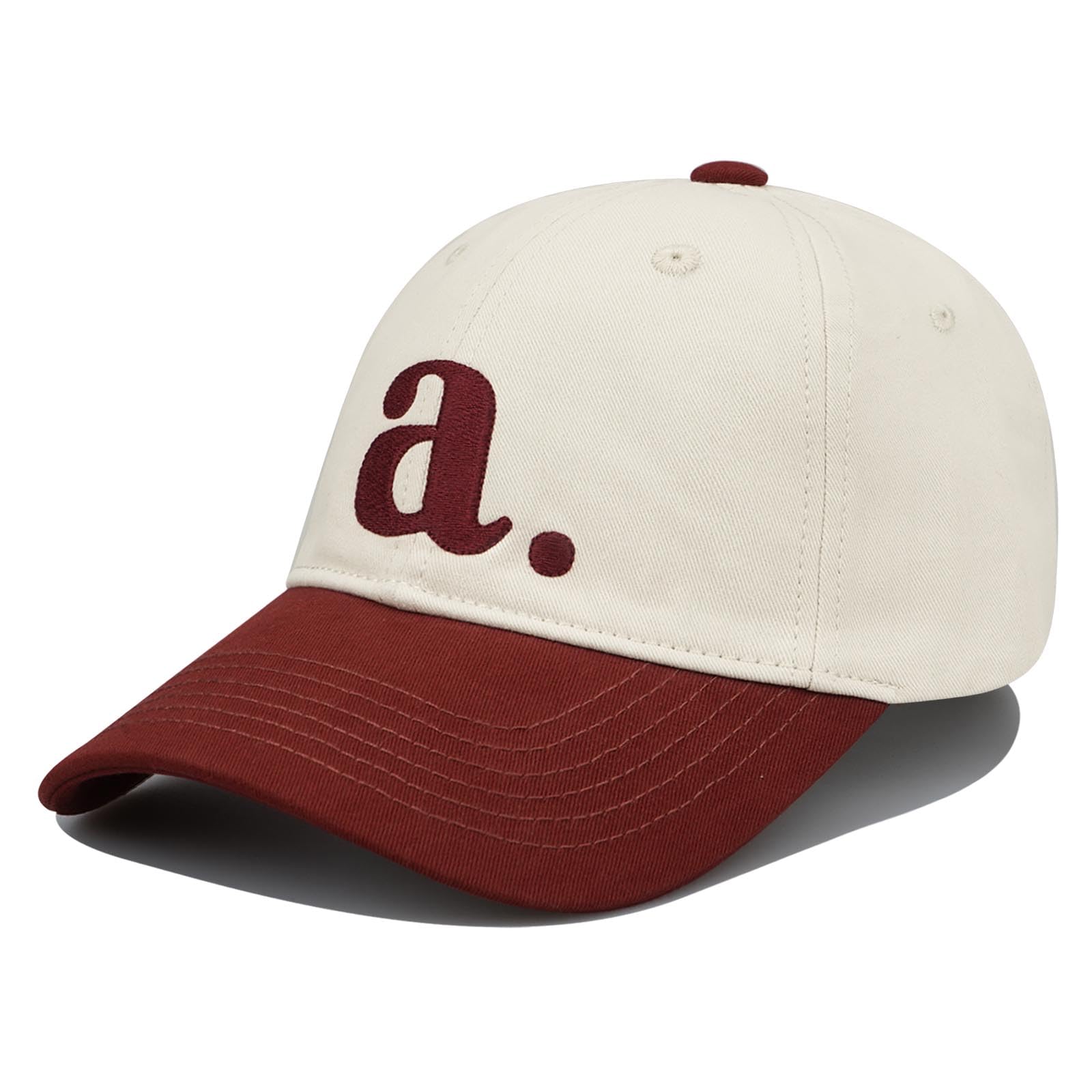 Clakllie Women's & Men's Breathable Baseball Cap - Adjustable Low Profile Trucker Hat for Golf, Dad, Casual Wear | Two-Tone Ball Cap for Outdoor Sports & Daily Use