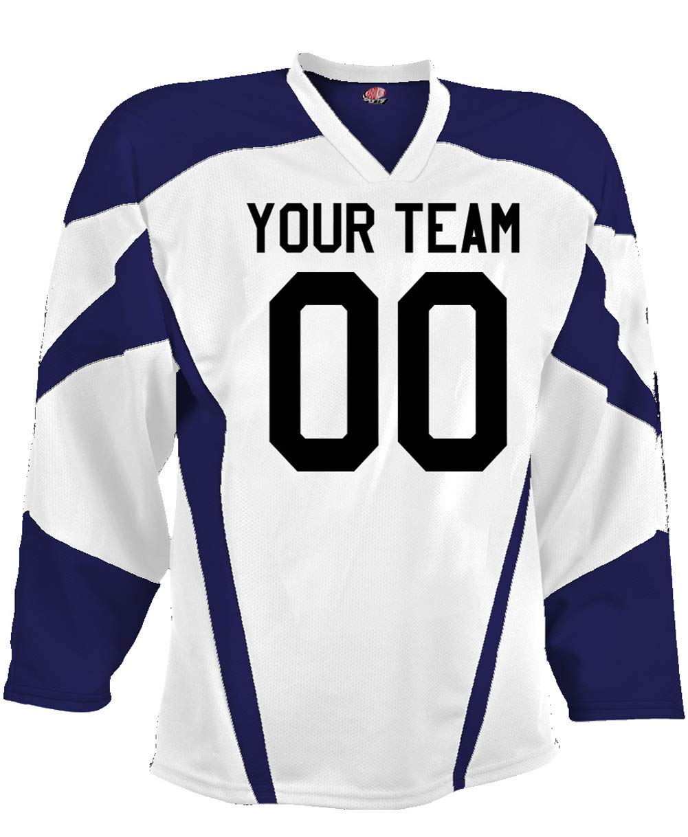 Custom Hockey Jersey with Names & Numbers - Personalized Team Uniform for Ice Hockey & Street Play - Perfect for Games, Tournaments & Fan Gear