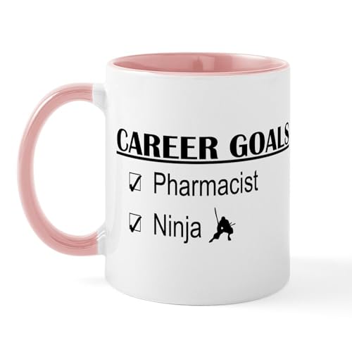 White/Pink Inside - Pharmacist Career Goals Mug