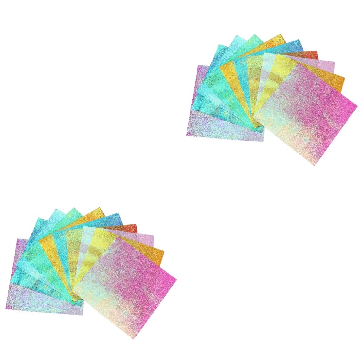 100pcs Iridescent Origami Paper - Shiny Green Cardstock for DIY Wedding Decor, Fortune Tellers & Paper Cranes | Perfect for Party Favors, Table Centerpieces & Craft Projects