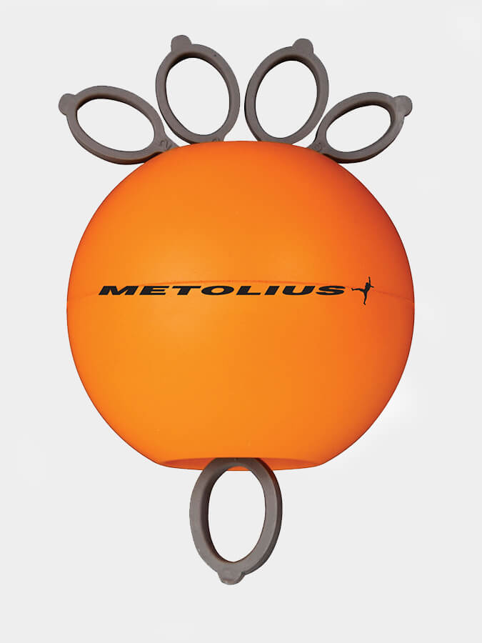 Metolius Gripsaver Plus Hand Exercise Ball - Strengthen Grip & Relieve Stress - Perfect for Rock Climbers, Musicians & Office Workers