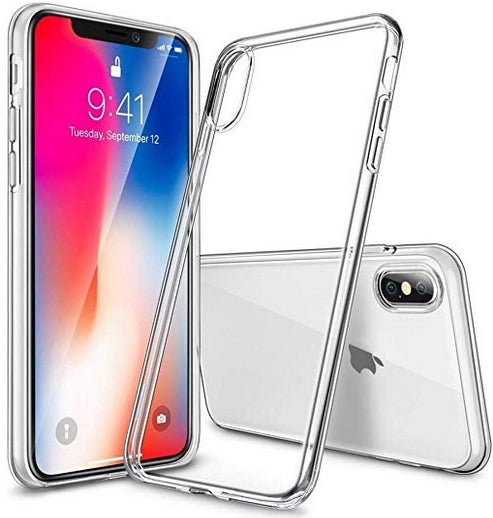 Apple iPhone XS Max Clear Gel Case - Shockproof & Scratch-Resistant Protective Cover for iPhone XS Max (6.5 Inch) - Perfect for Everyday Use, Travel & Outdoor Activities