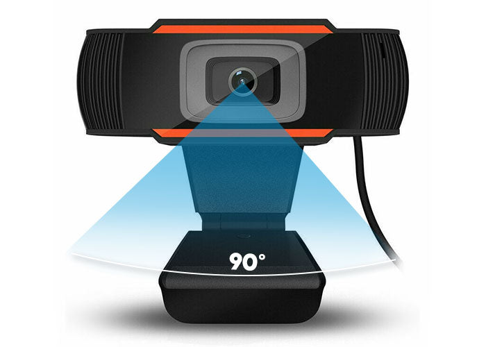 Elinz HD 720P Webcam with Built-in Noise Cancelling Microphone - 30FPS USB Web Camera for Laptop, Desktop PC, Video Conferencing, Online Classes & Streaming