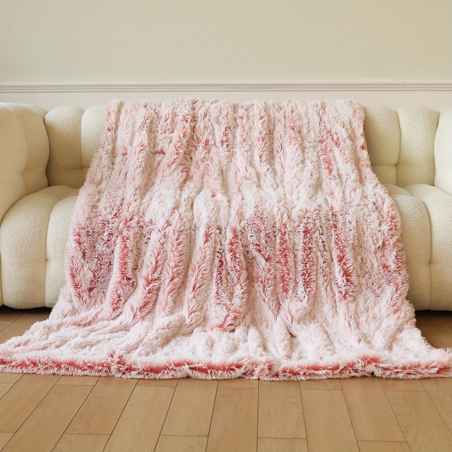 1pc Ultra Soft Double Layer Plush Sofa Blanket - Warm & Cozy Throw for Office, Couch, Bed, Nap | Machine Washable & Easy Care | Perfect for Home, Office, Travel & Gifts | Great for Winter Nights, Movie Time & Relaxation