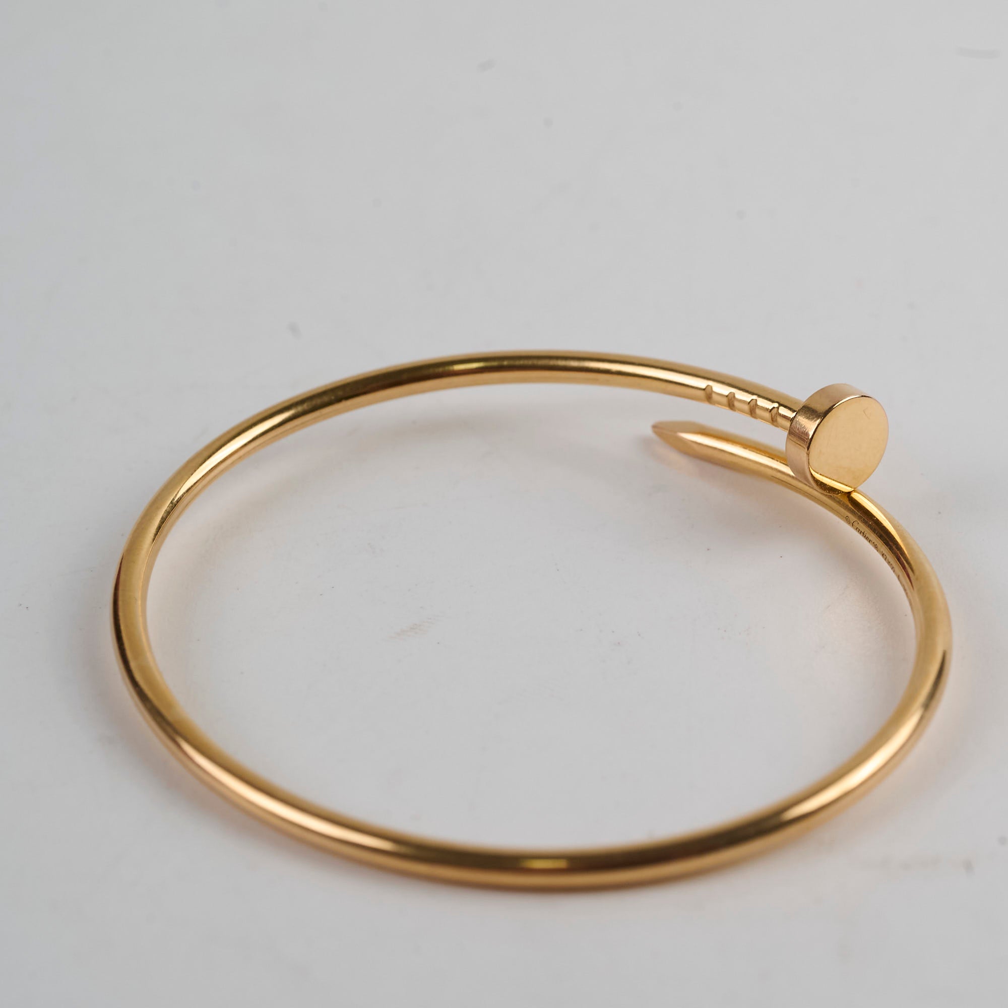 Cartier Juste Un Clou Bracelet 16 Size Small Model in 18K Pink Gold - Elegant Jewelry for Women, Perfect for Date Night & Special Occasions