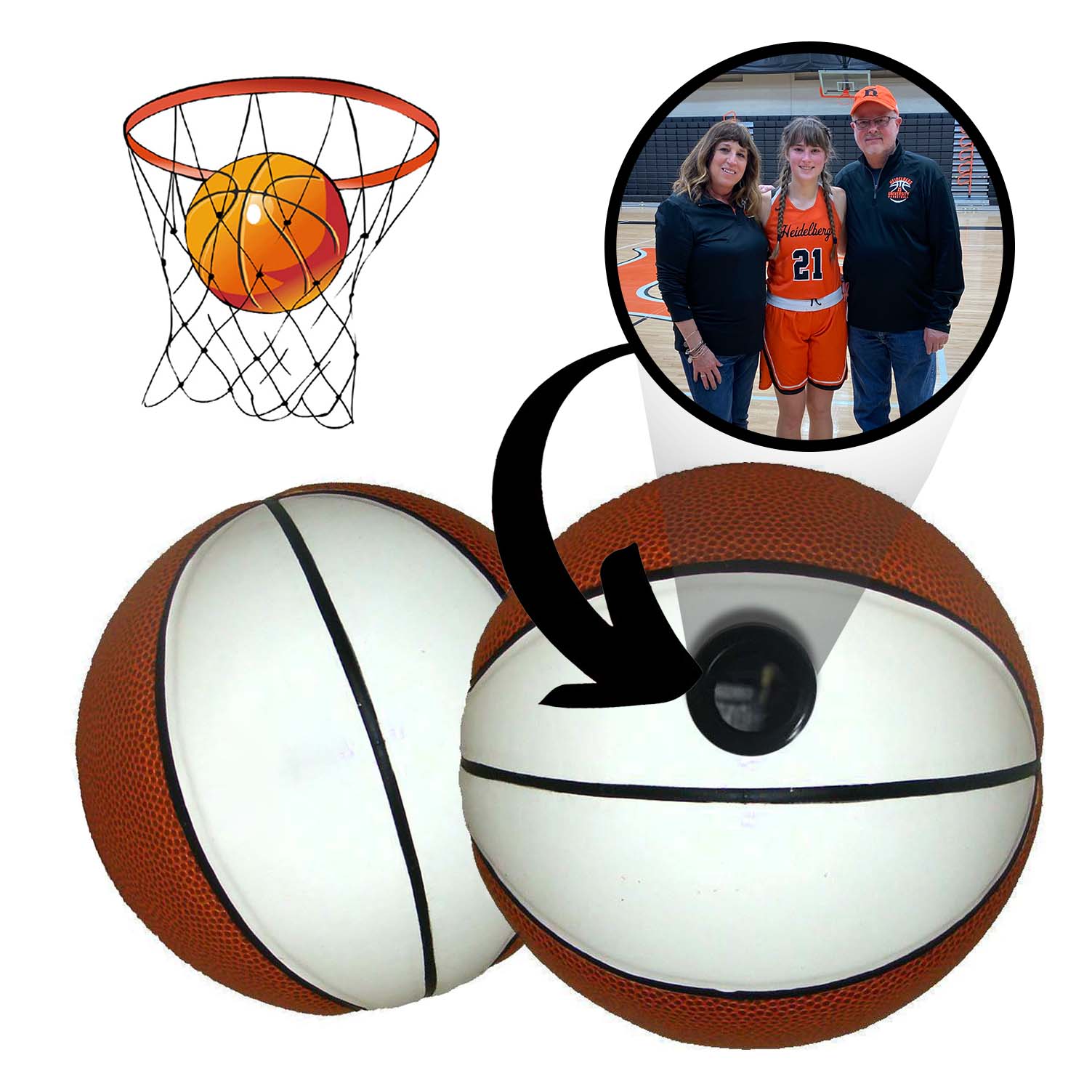 Authentic Basketball Collectible Memorabilia for Fans & Players - Perfect for Home Decor, Sports Gifts, and Man Cave Display
