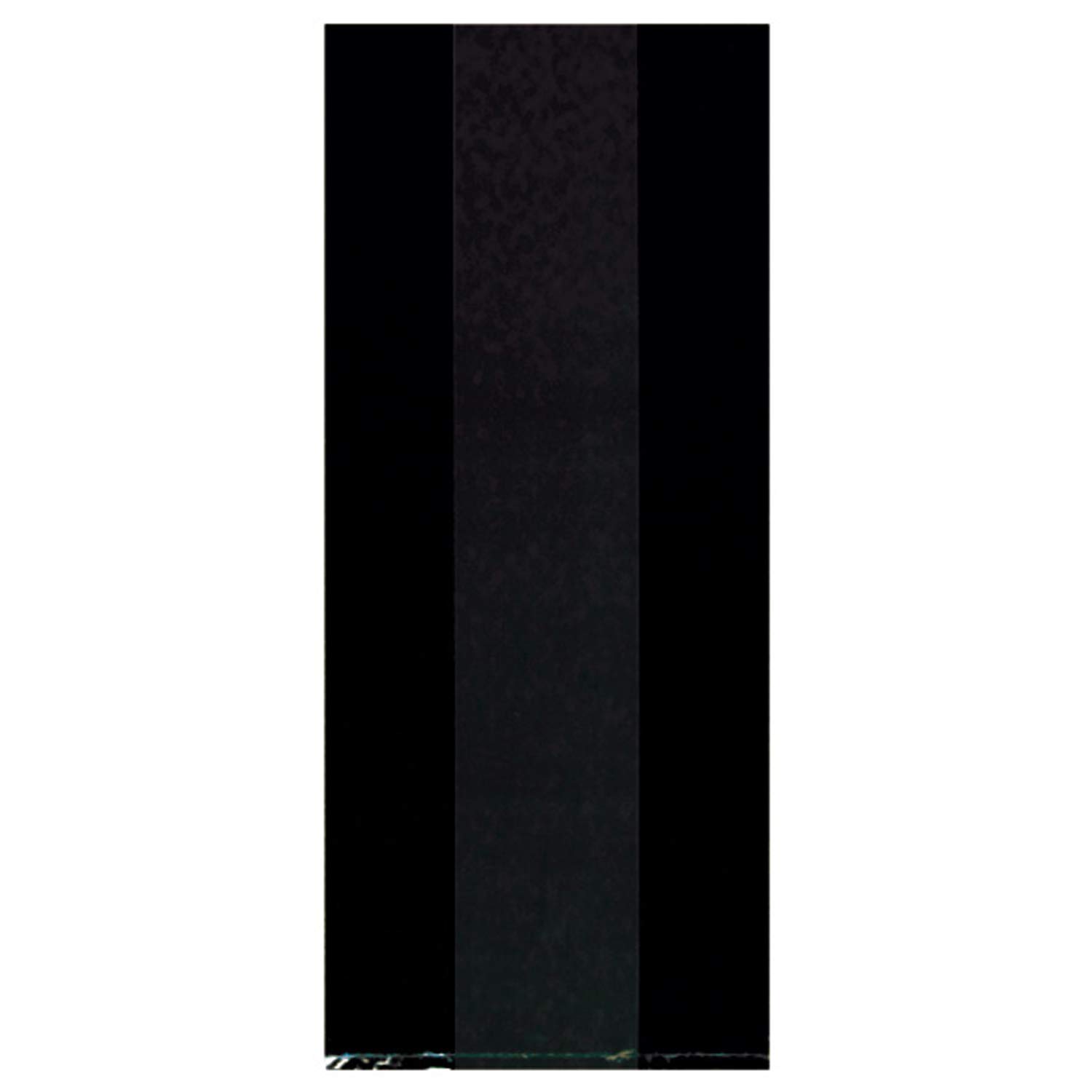 25-Pack Large Black Cello Party Bags 11.5