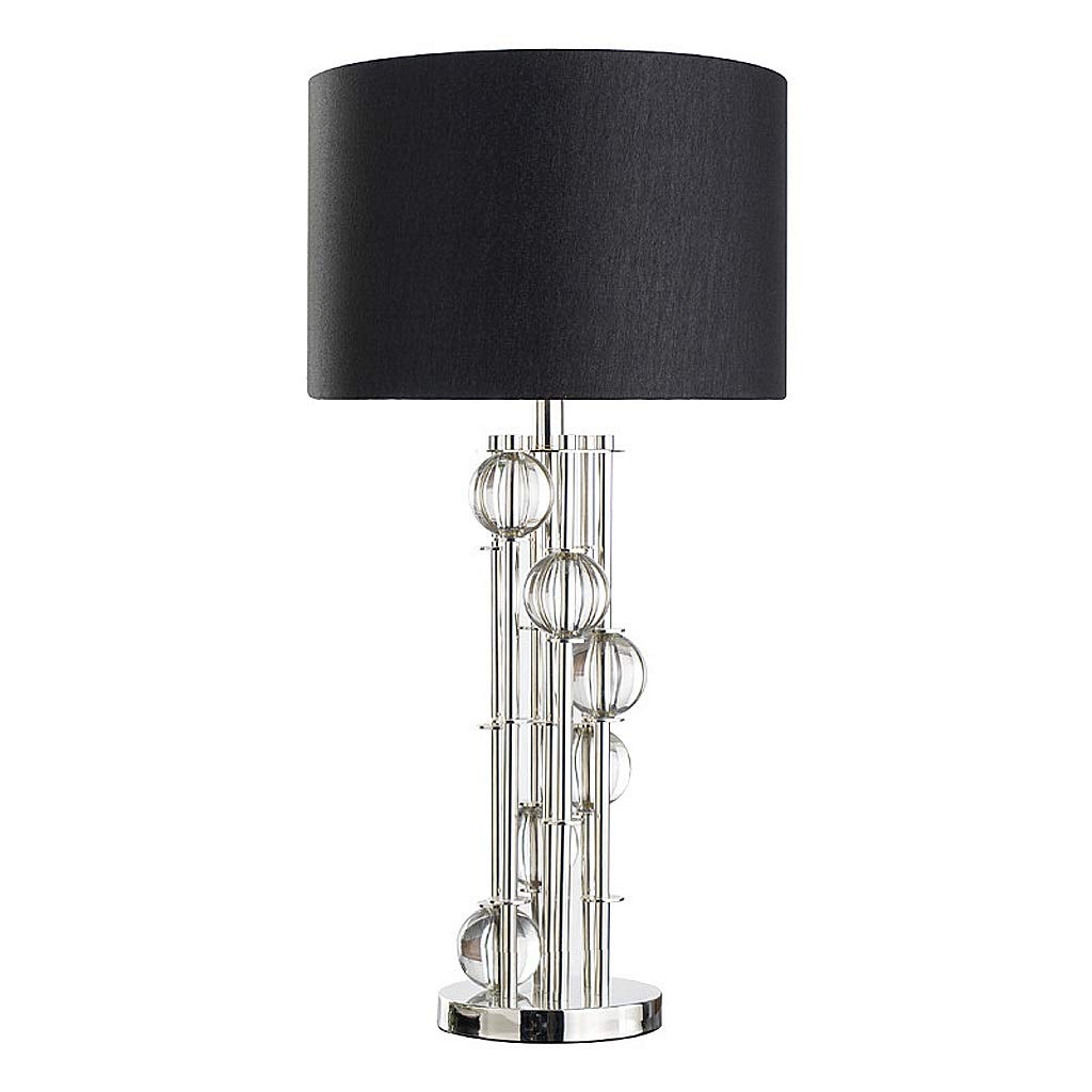 European Style Crystal Table Lamp with Remote Control - Luxury LED Bedside Lamp for Hotel, Living Room & Bedroom - Modern Eye-Protection Desk Lamp for Night Reading & Home Decor
