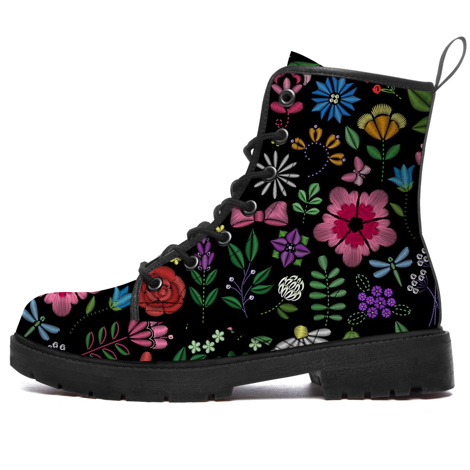 Waterproof Anti-Slip Combat Boots for Women & Men - Lace Up Ankle Booties with Non-Slip Sole - Perfect for Hiking, Outdoor Adventures & Winter Fashion