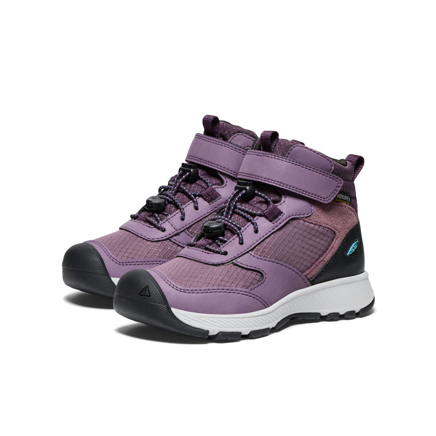 Little Kids' Waterproof Skua Boots - Black Plum/Plum Perfect | Warm Winter Snow Boots for Toddlers & Preschoolers | Outdoor Play, Snow Days & Rainy Weather