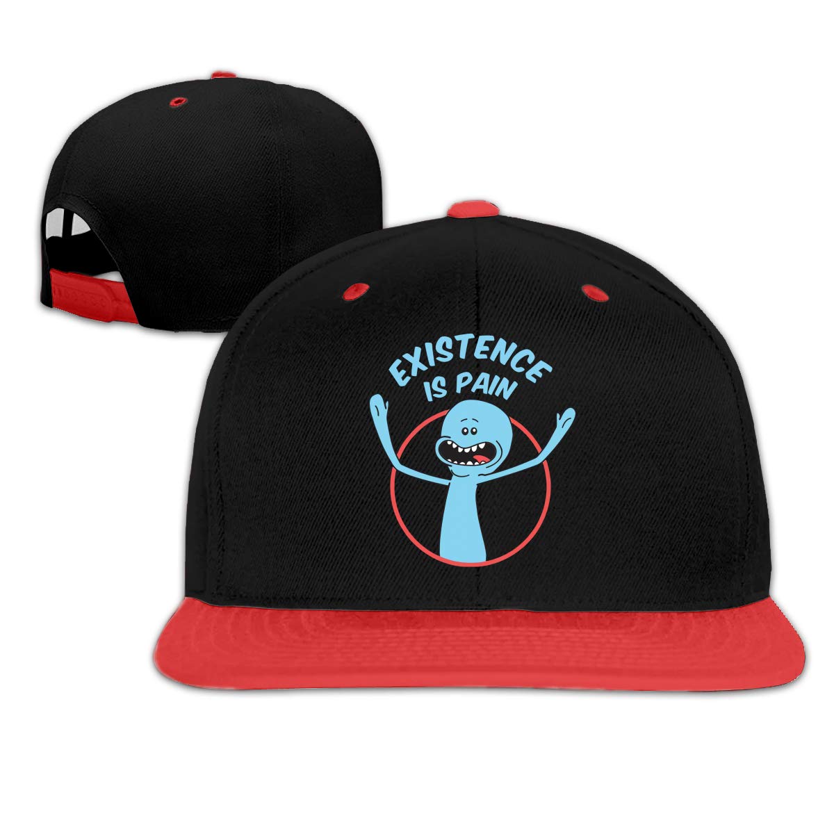 Mr. Meeseeks Baseball Snapback Hat - Adjustable Cotton Sport Cap for Men & Women - Perfect for Casual Wear, Sports, and Rick and Morty Fans