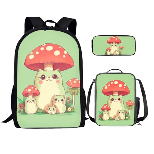 Green Cute Mushroom