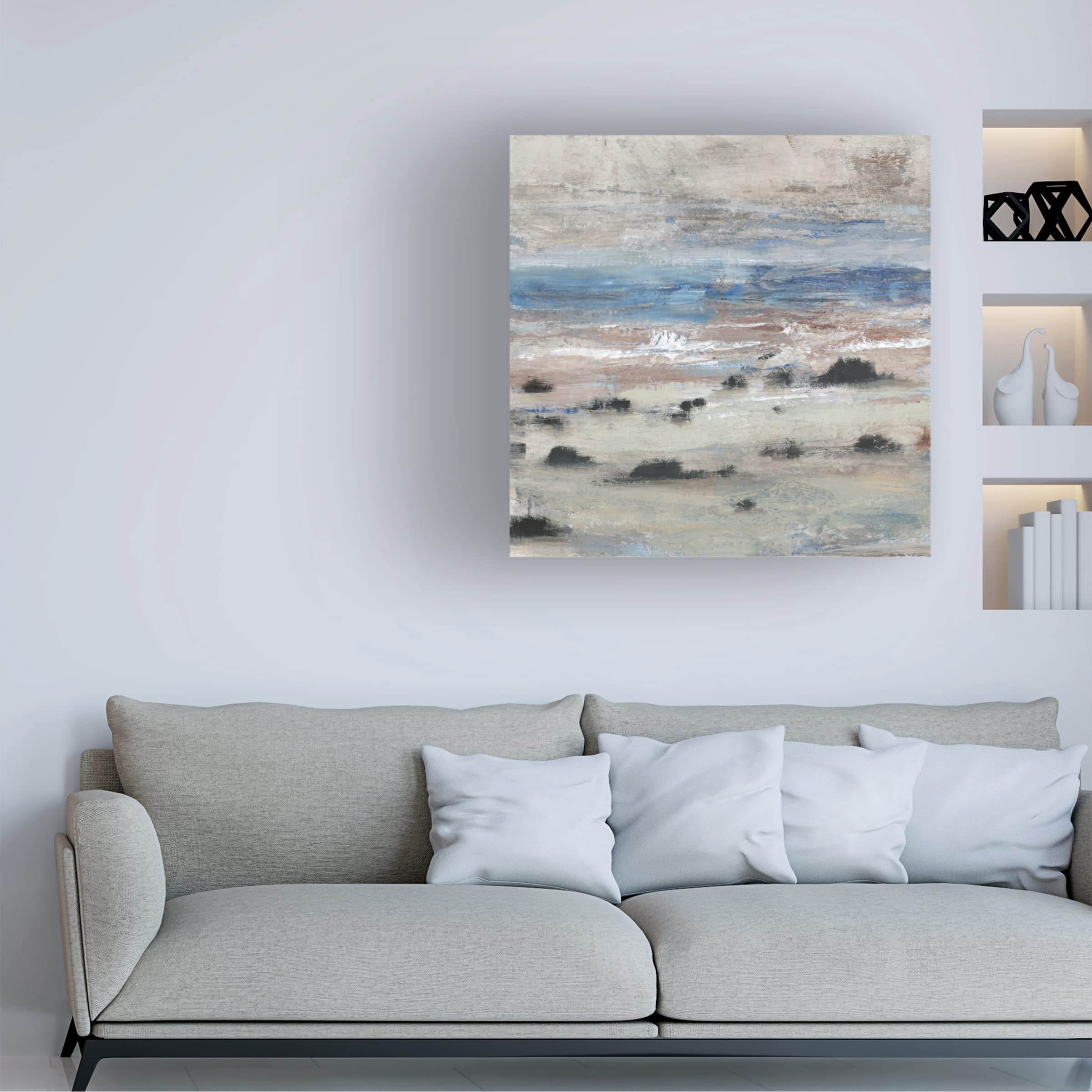 Tim O'Toole 'Tempest of the Sea I' Canvas Wall Art Print - Ocean Wave Painting for Living Room, Bedroom & Office Decor