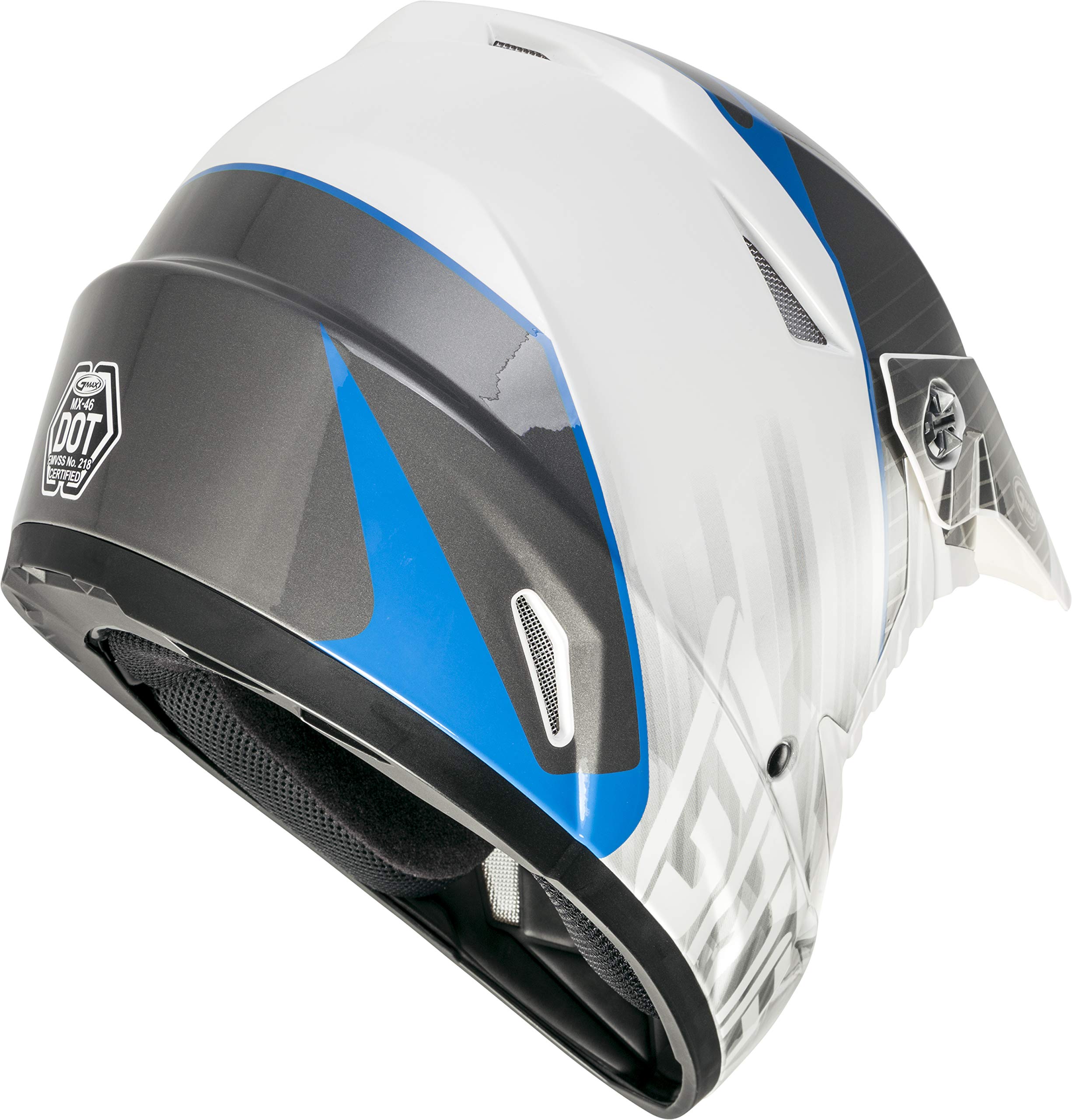 Gmax G3463240 Full Face Motorcycle Helmet - DOT Approved for Safety - Lightweight & Comfortable for Street Bikes, Cruisers & Racing - Perfect for Commuting, Touring & Track Days