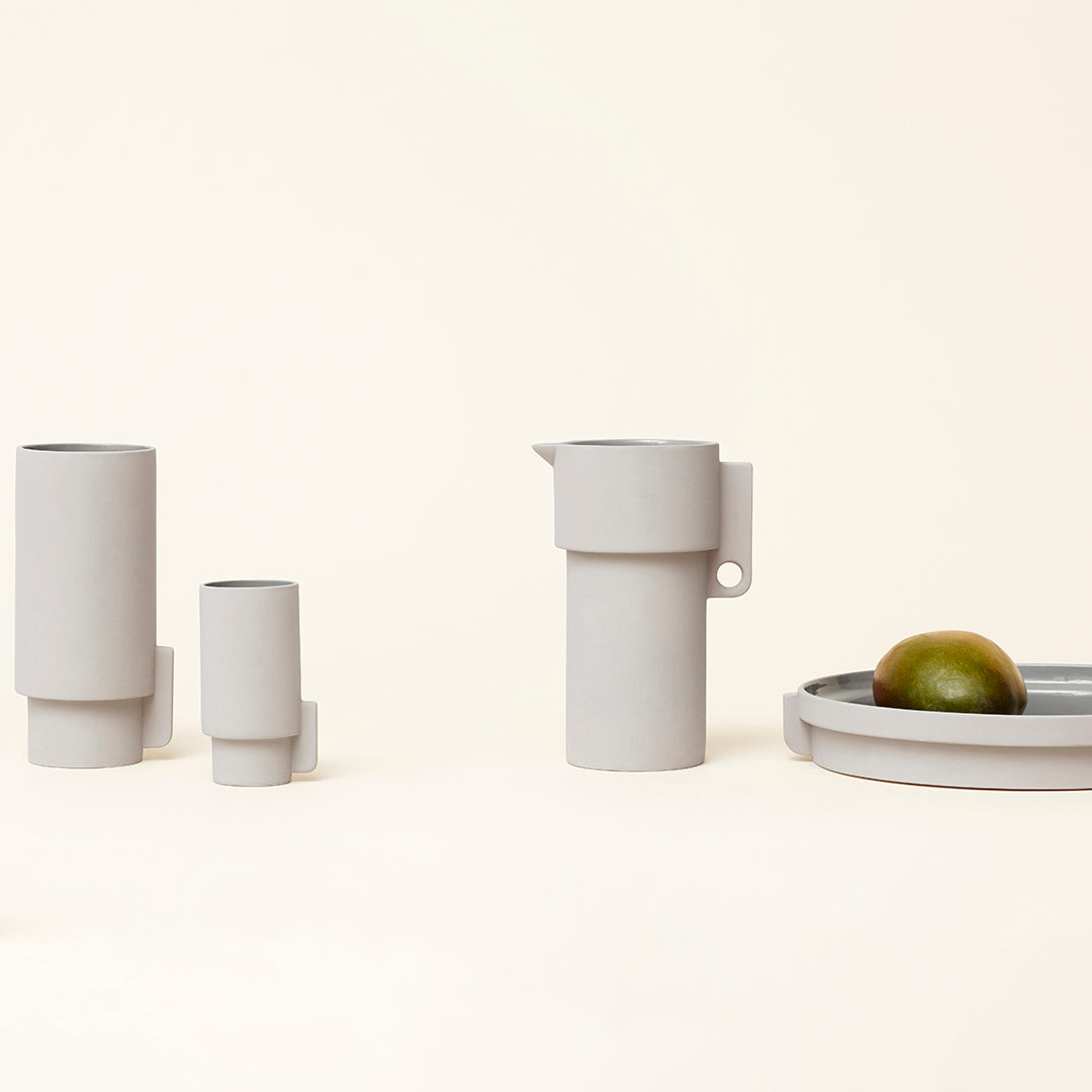 Herman Studio Alcoa Pitcher - Premium Refined Form Pitcher for Cocktails, Iced Tea & Lemonade - Elegant Barware & Drinkware for Home & Entertaining