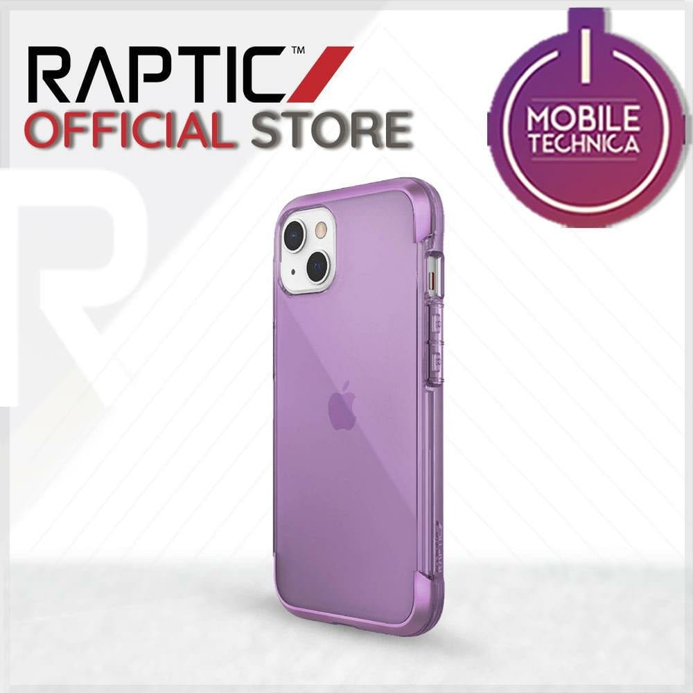 iPhone 13 Pro Max Mini Case - Raptic Air Clear Bumper Hard Cover | Slim Protective Phone Cover for Everyday Use, Travel & Outdoor Activities