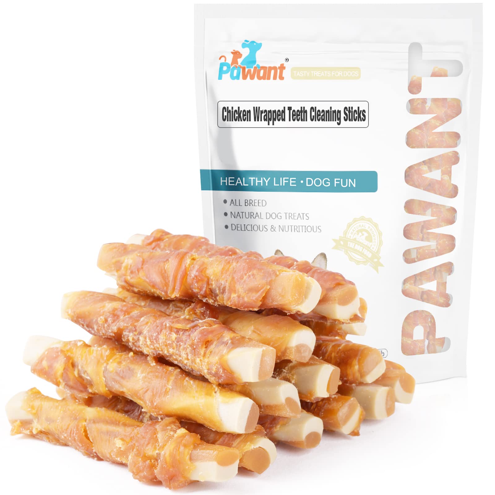 Premium Chicken Flavor Dog Treats Biscuits - Natural Teeth Cleaning Sticks for Puppy Training & Dental Care (0.5lb/227g) - Ideal for Reward Training, Oral Hygiene & Small Breed Dogs