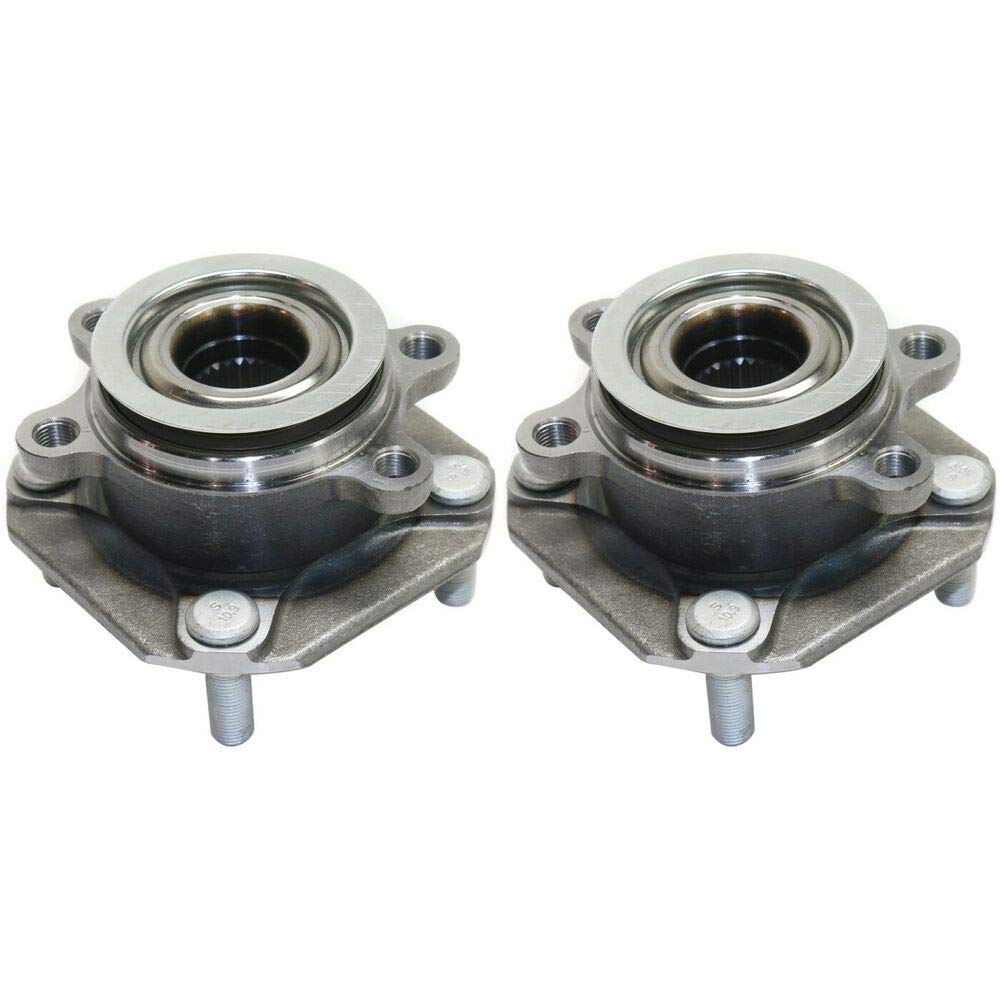 TOTMOX Set of 2 Front Wheel Hub and Bearing Assembly - Compatible with 513297 - Durable Replacement for Smooth Ride - Perfect for Jeep, Dodge, Chrysler Vehicles