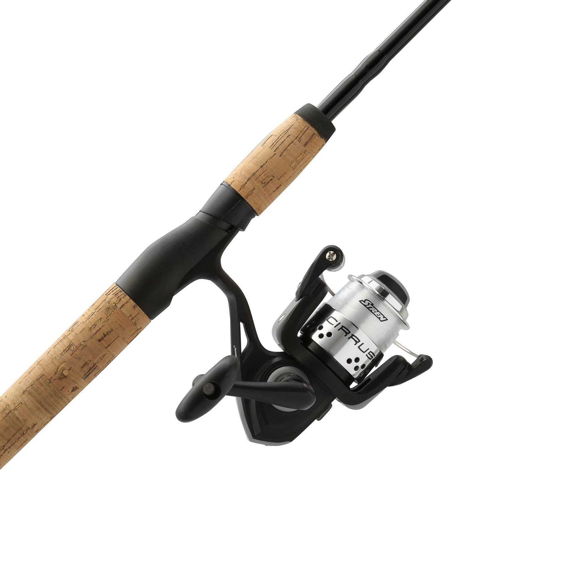 Cirrus Spinning Fishing Rod and Reel Combo - Lightweight Graphite Rod with Smooth Ball Bearing Reel for Freshwater & Saltwater Fishing - Perfect for Bass, Trout, and Walleye Anglers