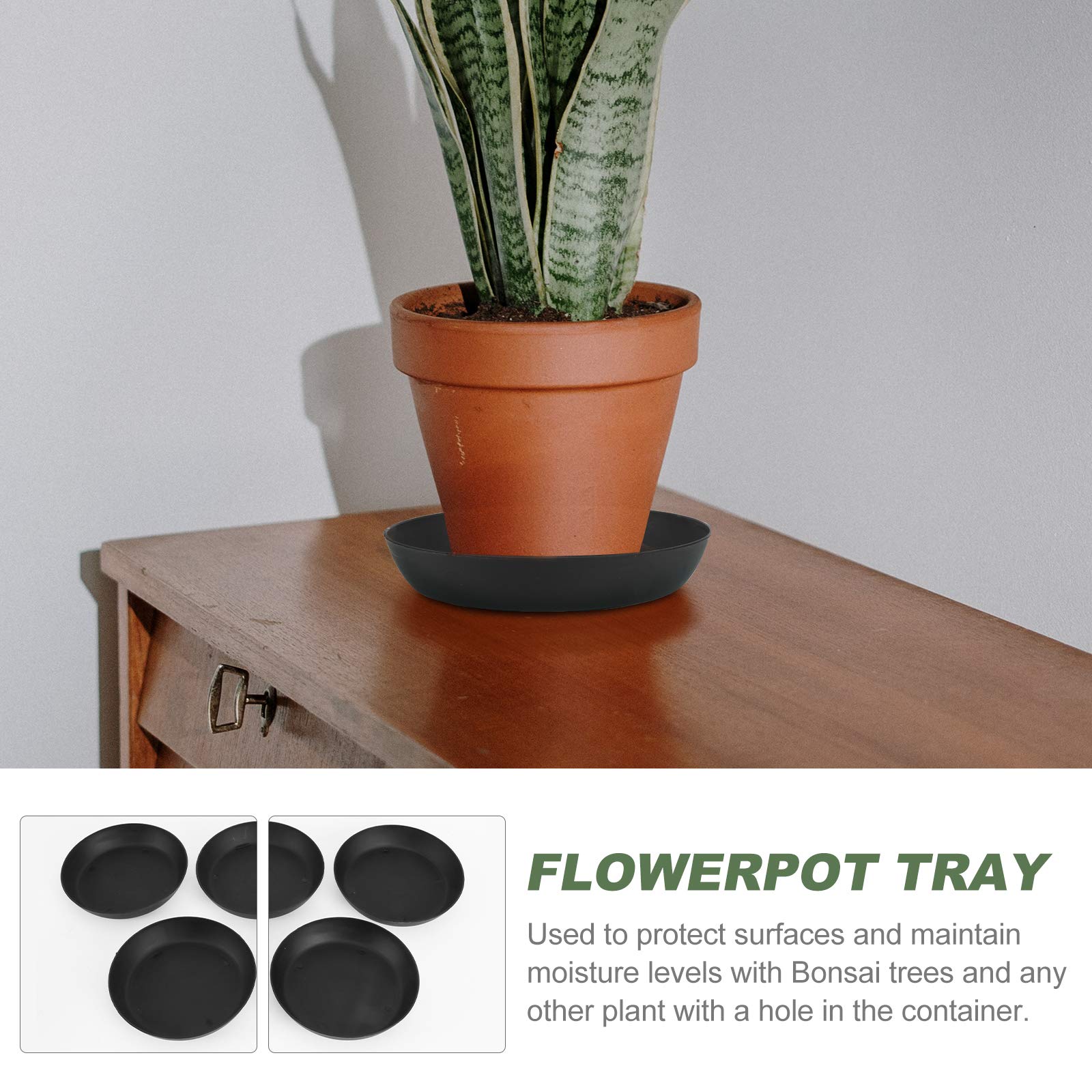 Housoutil 20-Pack Small Plant Pots with Saucers - Succulent & Flower Pot Trays for Indoor/Outdoor Plants, Home Decor, and Gardening Gifts