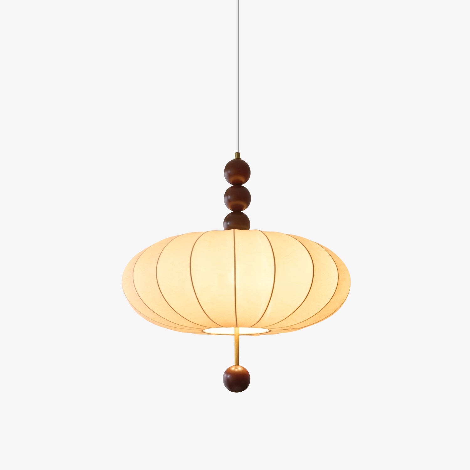 Adelaide Fabric Pendant Light - Modern Handwoven Rattan Hanging Lamp for Dining Room, Bedroom & Living Room - Perfect Boho Home Decor Lighting Fixture