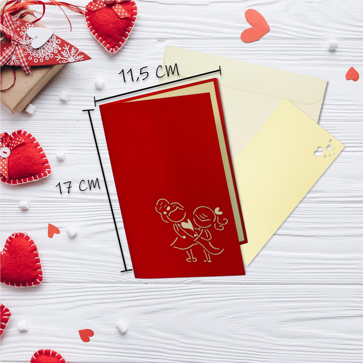 LINPopUp® 3D Pop-Up Wedding Greeting Card - Same Sex & Lesbian Couple Invitation (N207) | Perfect for LGBTQ+ Weddings, Anniversaries & Special Celebrations