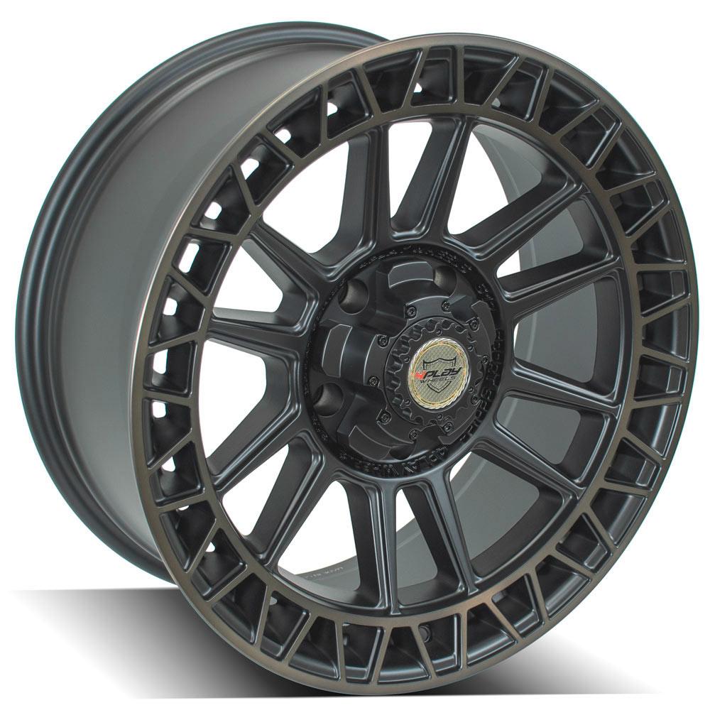 4Play Sport Series 4PS12 Satin Machined Wheels with Bronze Finish - 20x9.0 5x150mm 110.1mm Bolt Pattern - Perfect for Off-Road Trucks & SUVs