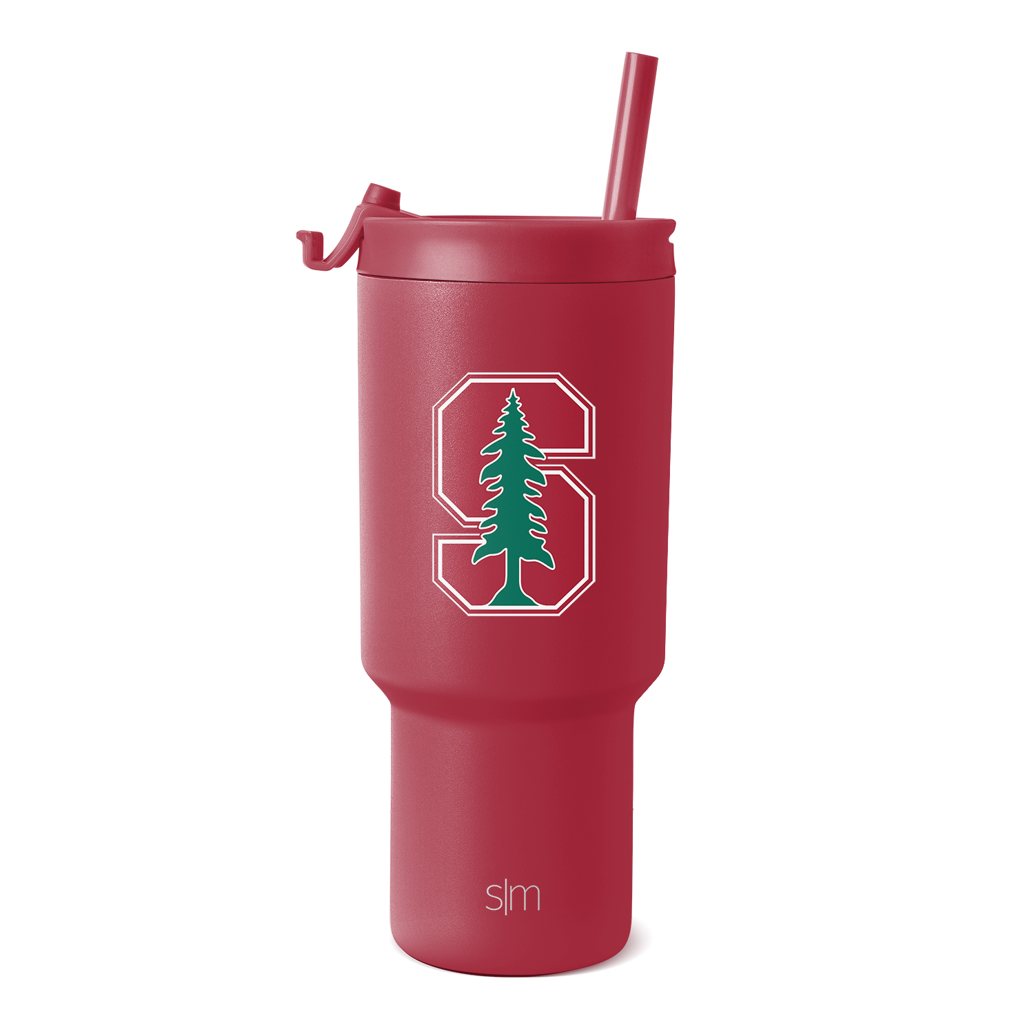 Collegiate Trek Tumbler 20oz Insulated Stainless Steel Water Bottle with Straw Lid - Leakproof Travel Mug for College Students, Hiking, Camping & Outdoor Activities
