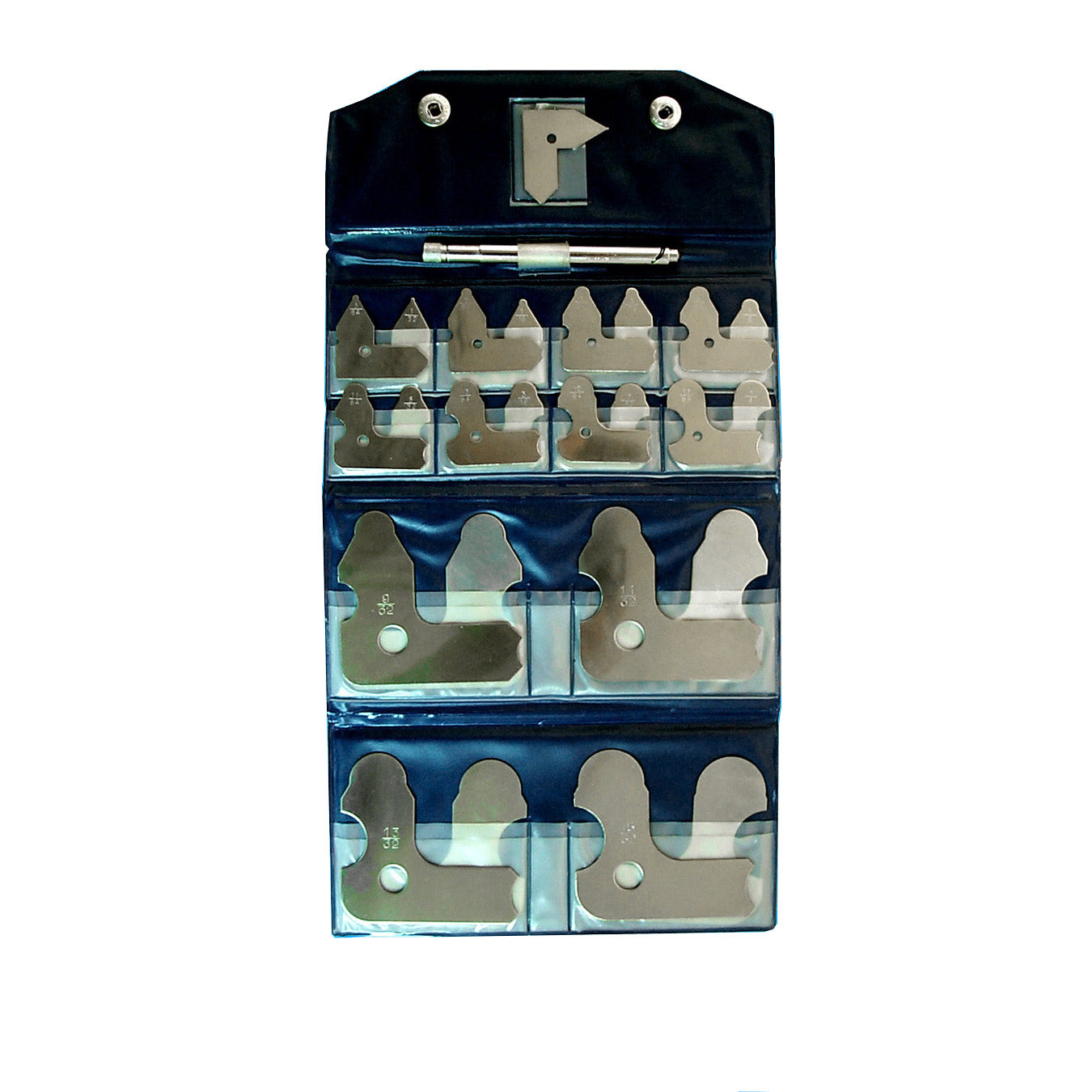 25-Piece Radius Gauge Set - Precision Measuring Tools for Metalworking, Woodworking & Engineering (Ideal for Machinists, Welders & DIY Projects)
