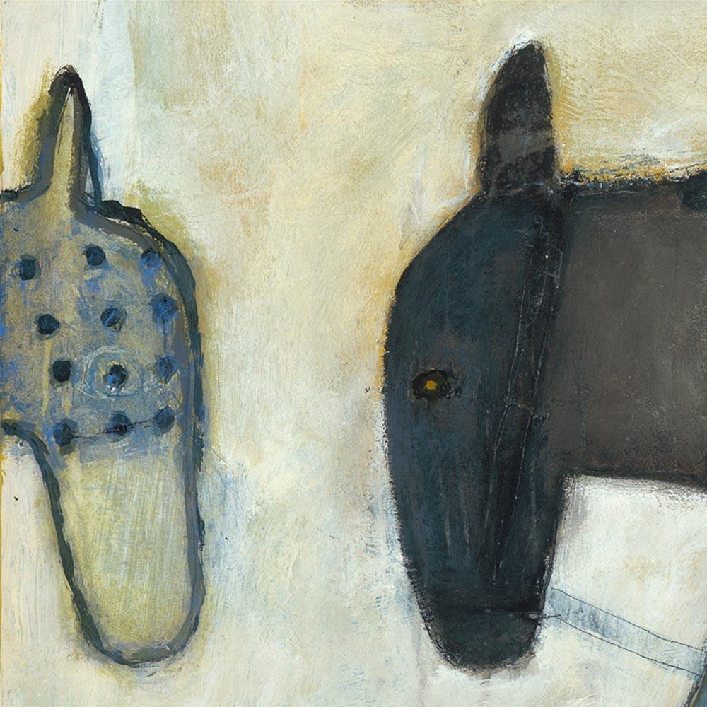 Two Horses Gallery Wrap Canvas Art Print - Stunning Wall Decor for Living Room, Bedroom & Office