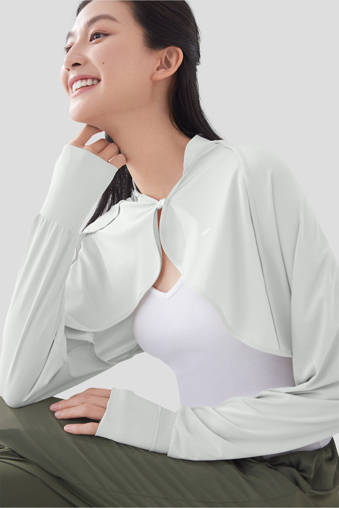 IceFlexy Women's UPF50+ Sun Protection Shrug - Lightweight Cover-Up for Beach, Pool & Outdoor Activities