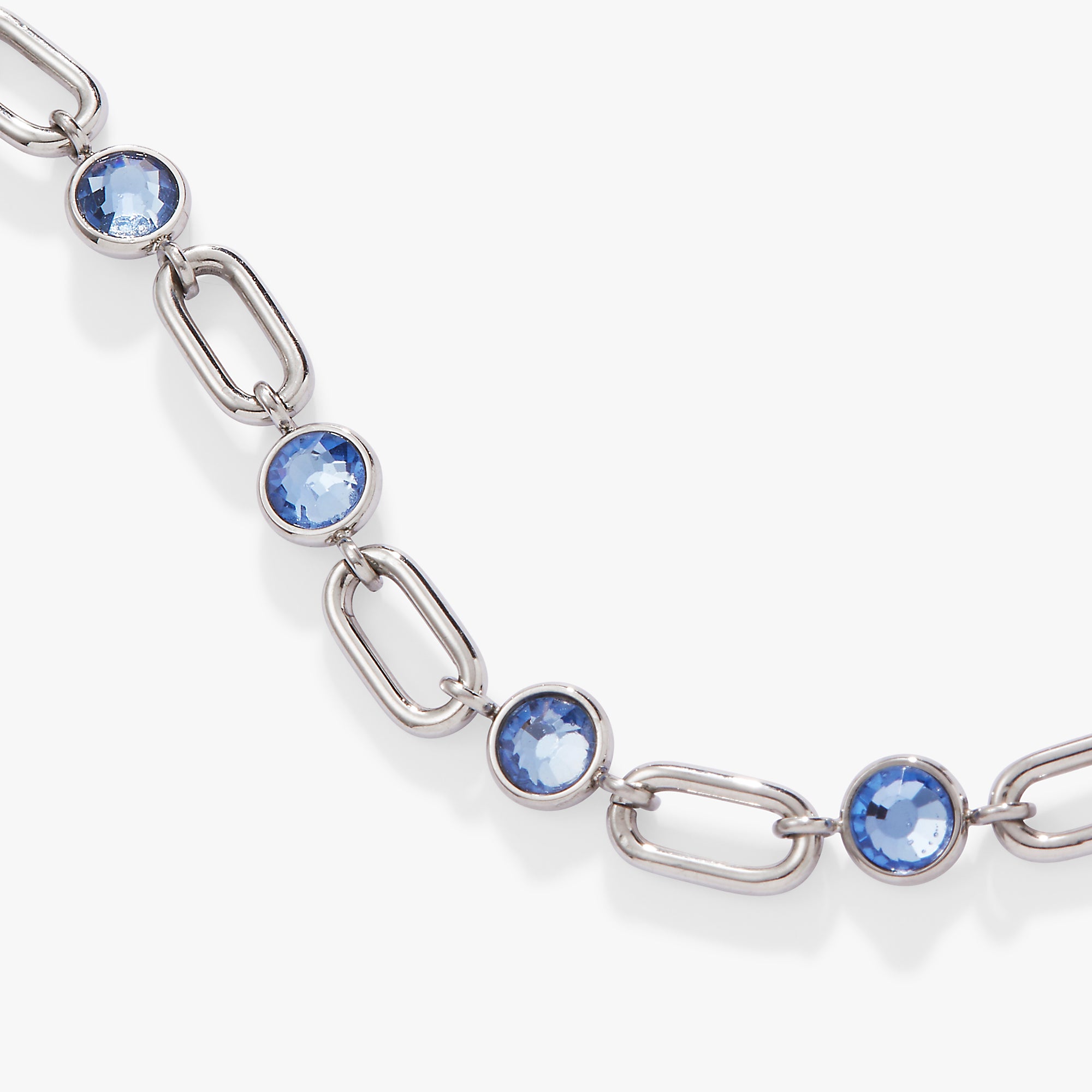Adjustable Crystal & Paperclip Chain Bracelet for Women - Elegant Fashion Jewelry for Daily Wear, Parties & Gifts