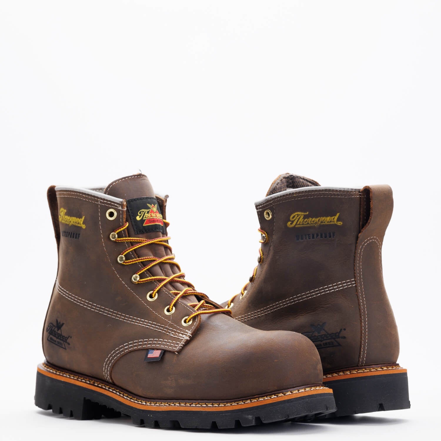 Thorogood 804-4148 Composite Toe Work Boots - Durable Safety Shoes for Construction, Warehouse & Outdoor Work