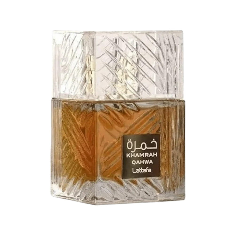 Khamrah Qahwa Eau De Parfum 100ml - Premium Arabian Coffee Scented Perfume for Women & Men | Long Lasting Luxury Fragrance for Date Night, Special Occasions & Daily Wear