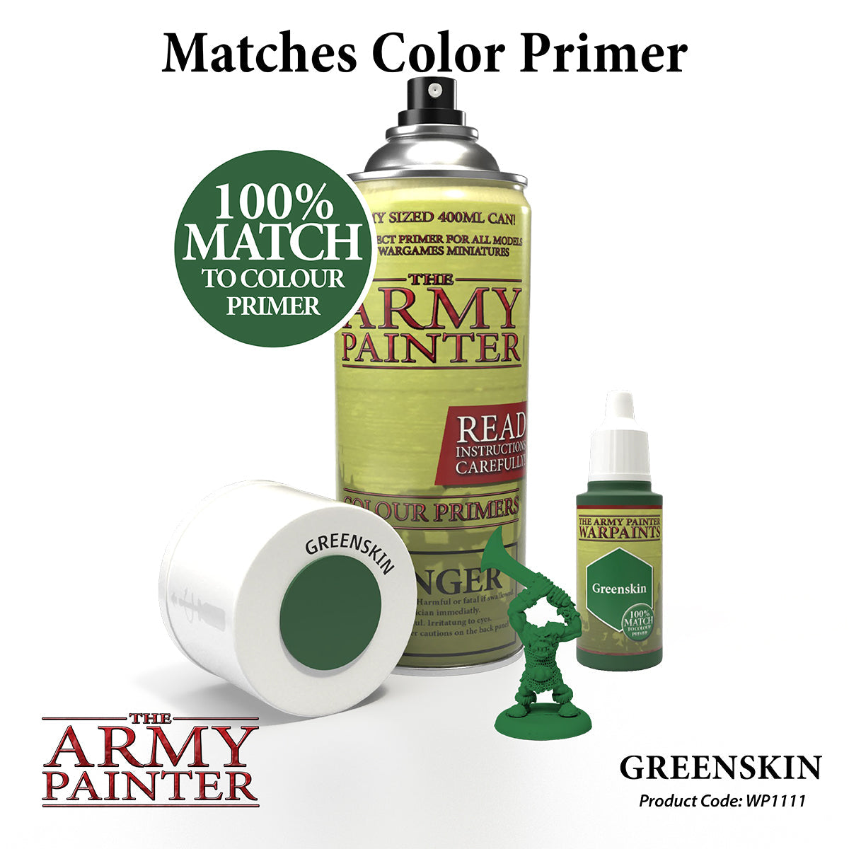 War Paints: Greenskin - High-Quality Fantasy Miniature Paint Set for Tabletop Gaming & Warhammer 40K - Perfect for Painting Orcs, Goblins & Fantasy Miniatures