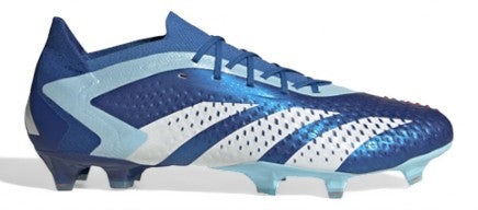 adidas Predator Accuracy.1 Low FG Soccer Cleats - Marinerush Blue - Firm Ground Football Boots for Men | Lightweight & Responsive for Competitive Matches & Training