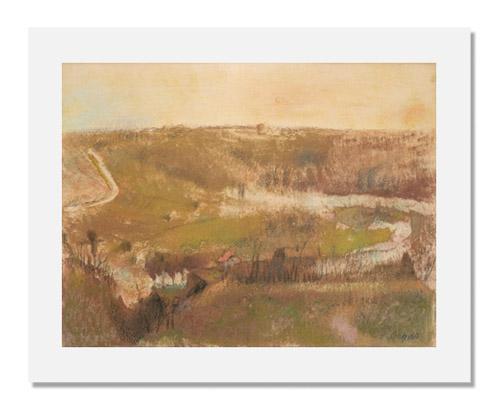 Edgar Degas Landscape Painting - High Quality Art Print for Home & Office Decor | Perfect for Living Room, Bedroom, or Gallery Wall Display