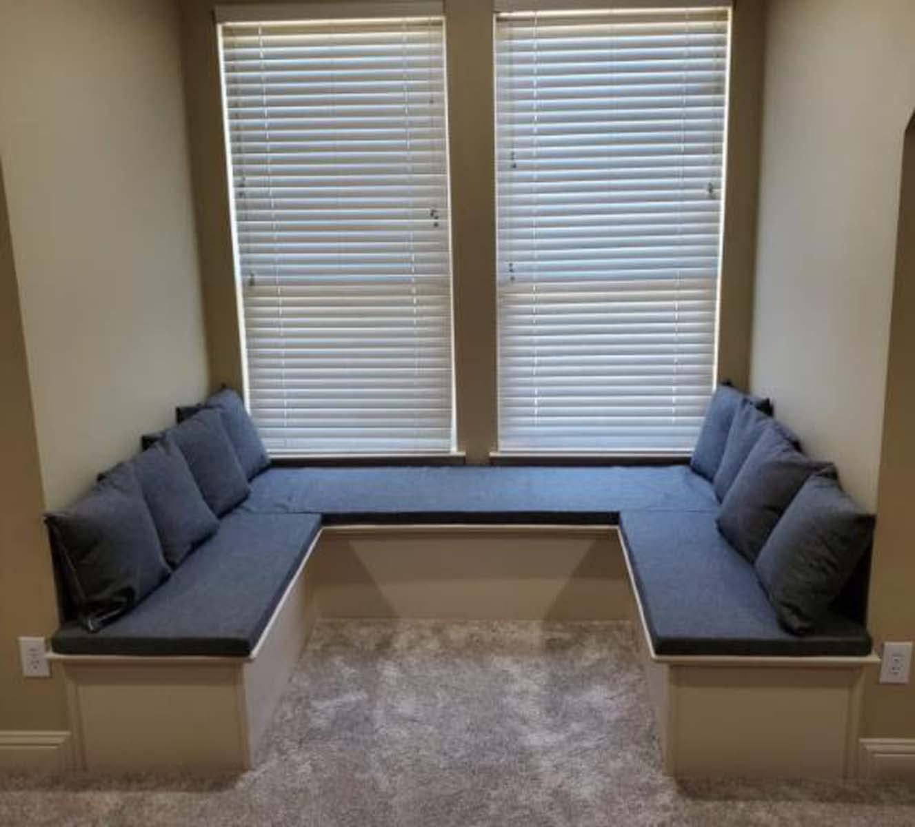 48x14 Inch Non-Slip Memory Foam Bench Cushion - Waterproof All-Weather Replacement Loveseat Cushions for Indoor & Outdoor Use - Perfect for Patio Furniture, Garden Benches, and Window Seats