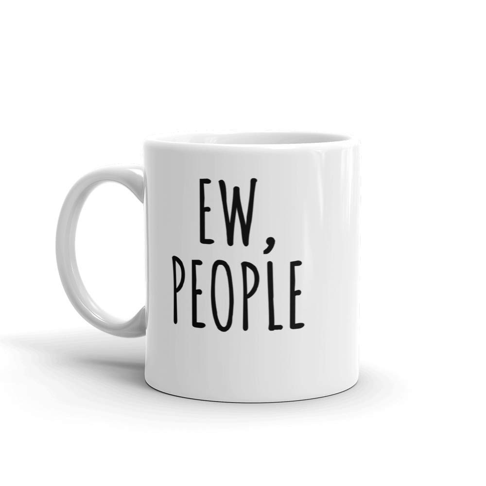 Funny Introvert Coffee Mug - 11oz Anti-Social Sarcastic Ceramic Cup for Tea & Coffee Lovers | Perfect Gift for Friends, Coworkers & Best Friends | Great for Office, Home Use & Gag Gifts
