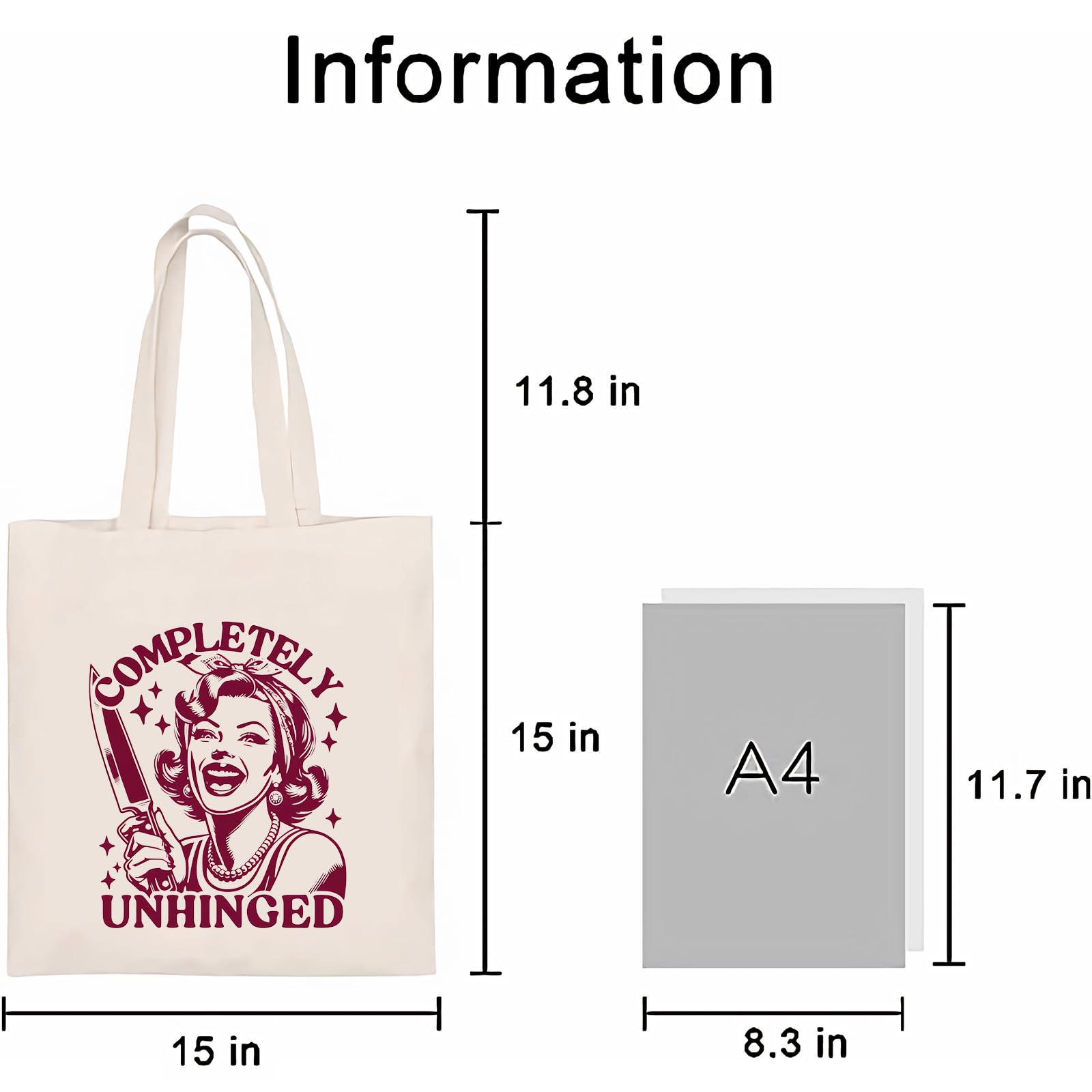 Stylish Canvas Tote Bag for Women - Eco-Friendly Reusable Grocery & Beach Shopping Bag - Perfect for Daily Use, Grocery Shopping & Beach Outings