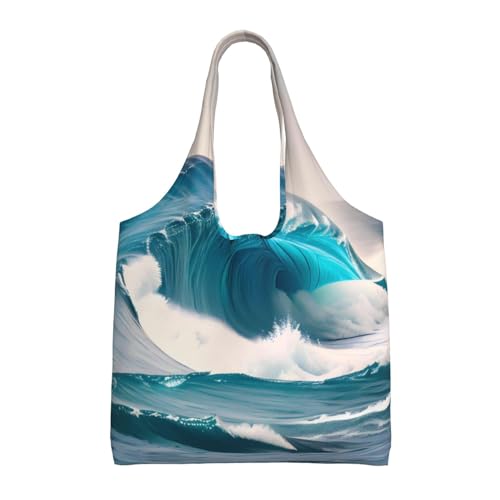 Cartoon Blue Sea Wave