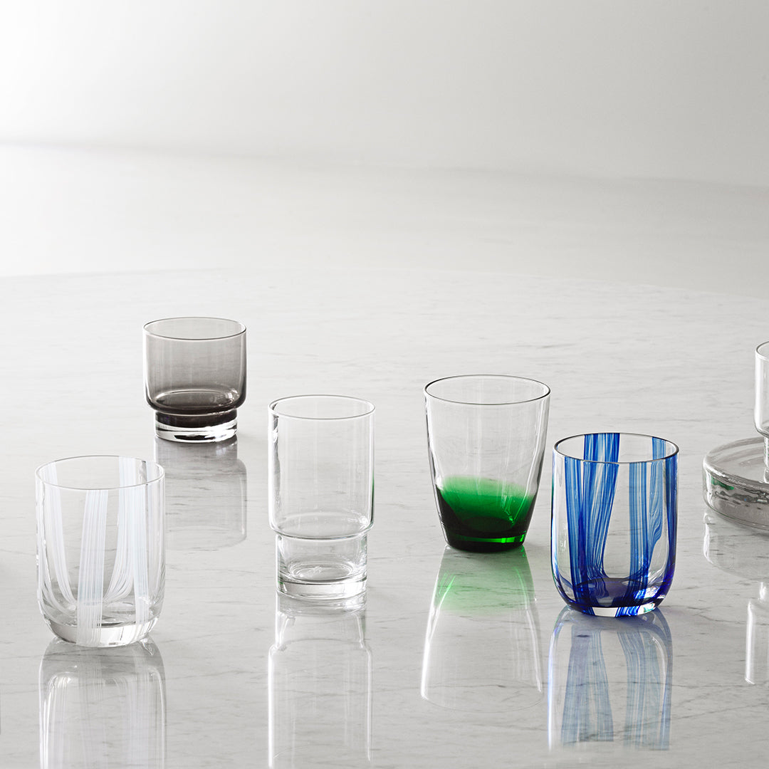 Premium Hue Glass Set of 4 - Shatterproof Drinking Glasses for Cocktails, Beer & Iced Coffee - Perfect for Home Bars, Parties & Outdoor Gatherings