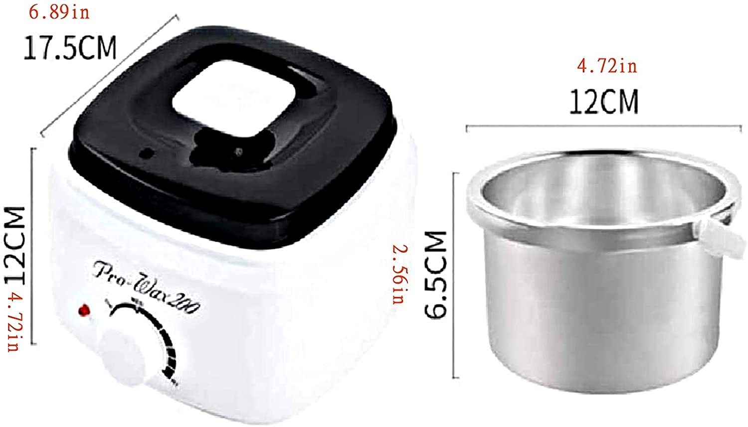 Professional Wax Warmer for Hair Removal - Full Body, Legs, Face & Bikini Waxing Kit with Wax Pot for Women & Men | Paraffin Wax Machine for Smooth Skin at Home Salon & Spa
