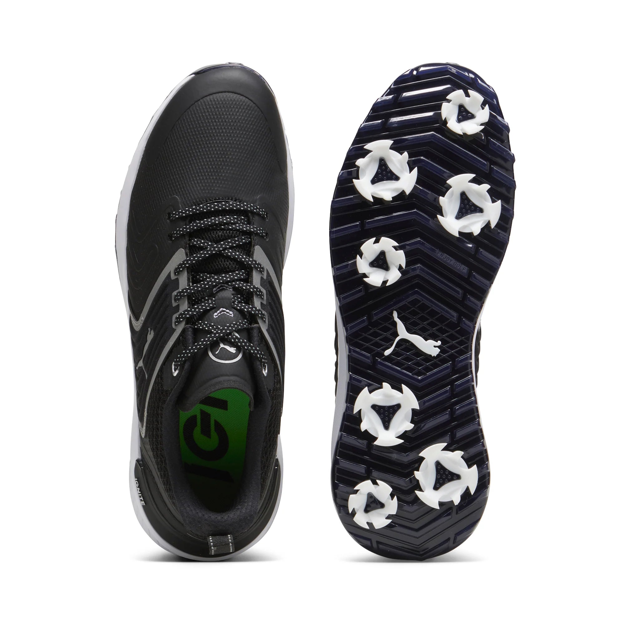 Puma IGNITE Innovate Golf Shoes for Men - Lightweight & Comfortable Spiked Golf Footwear - Perfect for Driving Range & Course Play